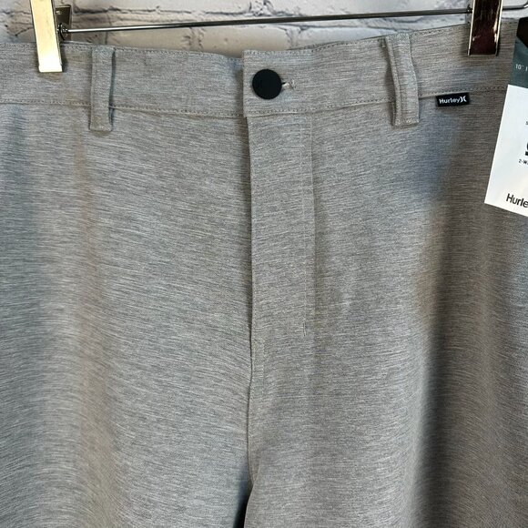 Hurley Men's H2O Dri Cutback 21" Outseam Hybrid Swim Board WalkShorts, Wolf Grey - Picture 6 of 15